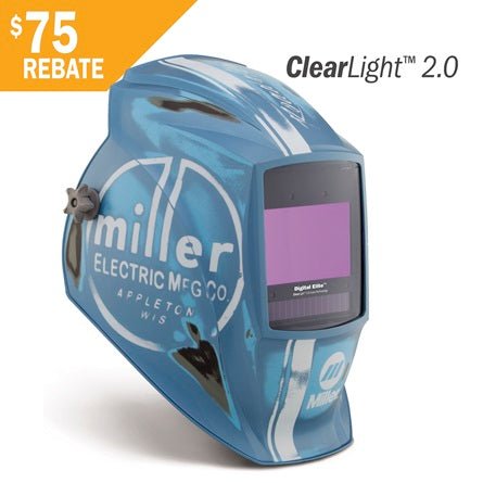 Miller Digital Elite Welding Helmet Vintage Roadster with Clearlight 2.0 289764 - Atlas Welding Supply