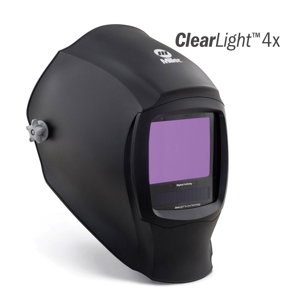 Miller Digital Infinity Auto Darkening Welding Helmet Black ClearLight 4x 296786 - Atlas Welding Supply