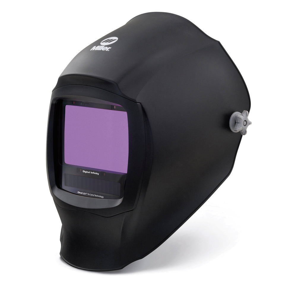 Miller Digital Infinity Auto Darkening Welding Helmet Clearlight 4X Black 296786 - Atlas Welding Supply