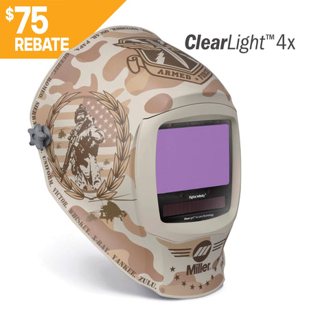 Miller Digital Infinity Welding Helmet Honor Clearlight 4.0 296785 - Atlas Welding Supply