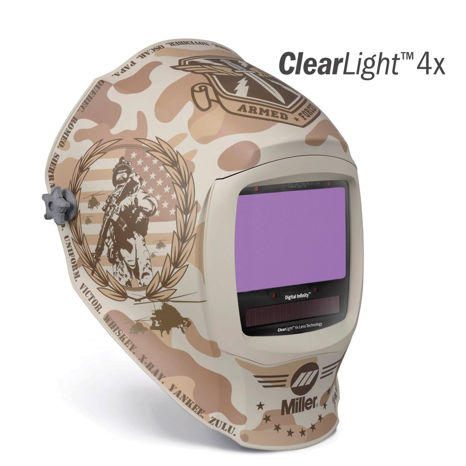 Miller Digital Infinity Welding Helmet Honor Clearlight 4.0 296785 - Atlas Welding Supply