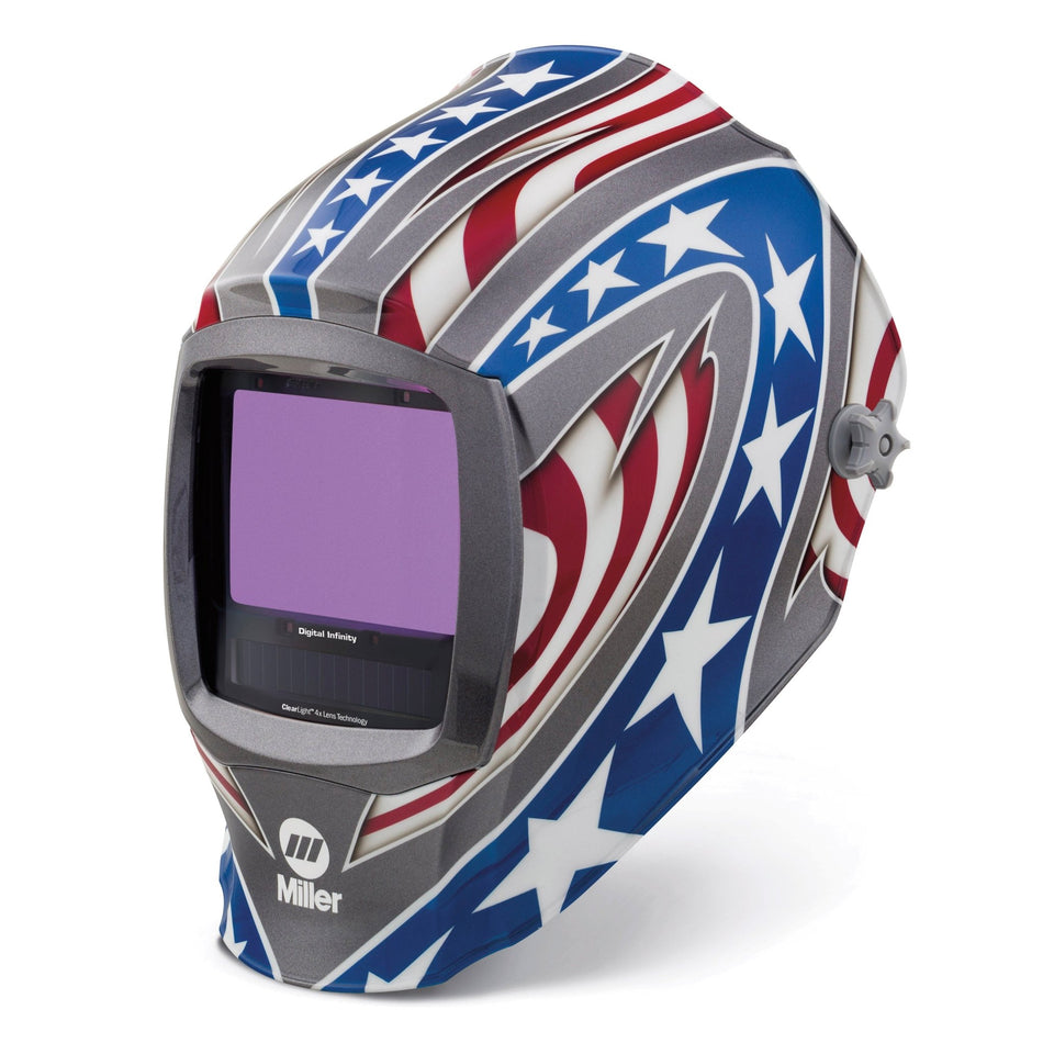 Miller Digital Infinity Welding Helmet Stars & Stripes 296780 - Atlas Welding Supply