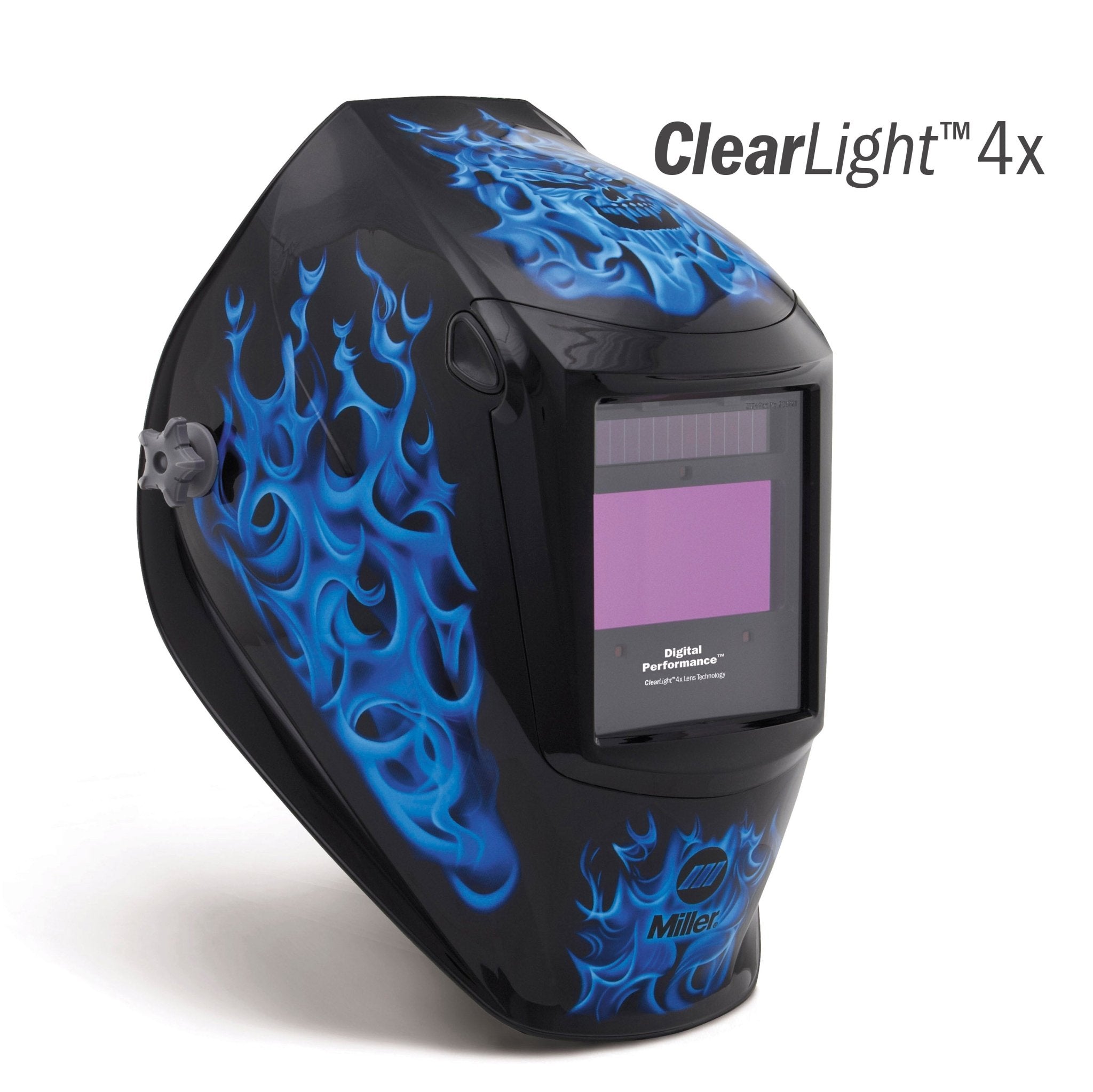 Miller Digital Performance Welding Helmet Blue Rage Clearlight 4.0 296753 - Atlas Welding Supply