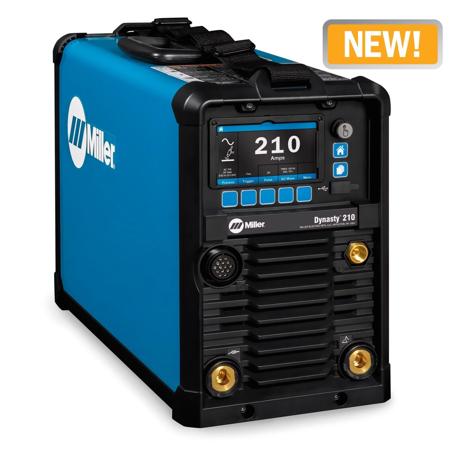 Miller Dynasty 210 TIG Welder 120 - 480V CPS 907816001 - Atlas Welding Supply