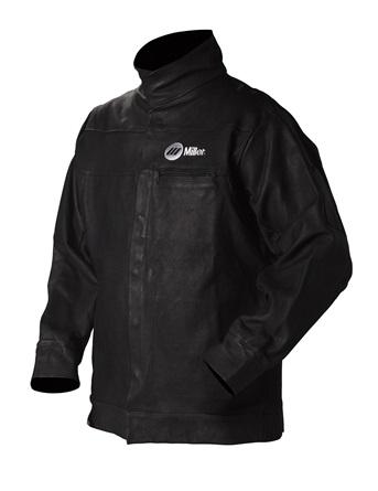 Miller Leather Welding Jacket L - 231090 XL - 231091 2XL - 231092 - Atlas Welding Supply