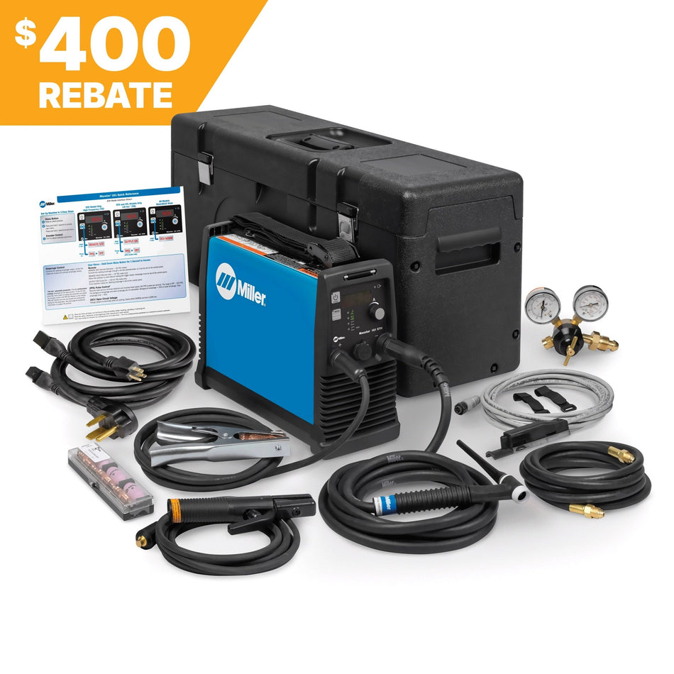 Miller Maxstar 161 STH 120 - 240 V, X - Case Fingertip Contractor Package 907711001 - Atlas Welding Supply