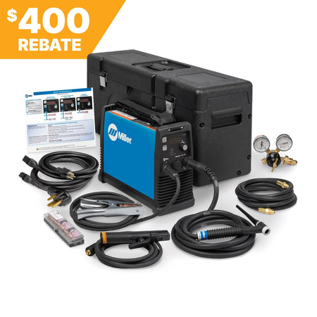Miller Maxstar 161 STL TIG and Stick Welder with X - Case 907710001 rebate promo message