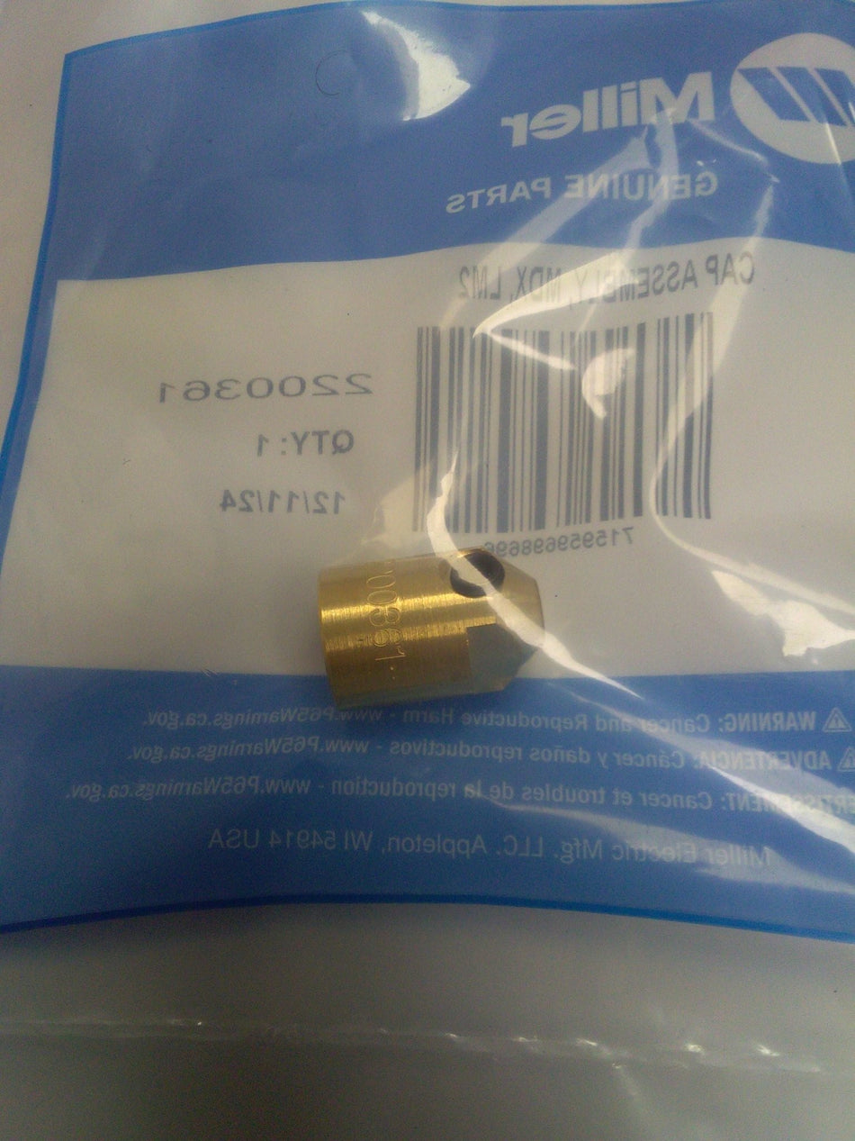 Miller MDX Power Pin Cap for .030 .045 LM2 wire Liners 2200361 - Atlas Welding Supply