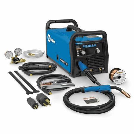 Miller Multimatic 215 Auto - Set Multiprocess Welder 907693 With Cart - Atlas Welding Supply