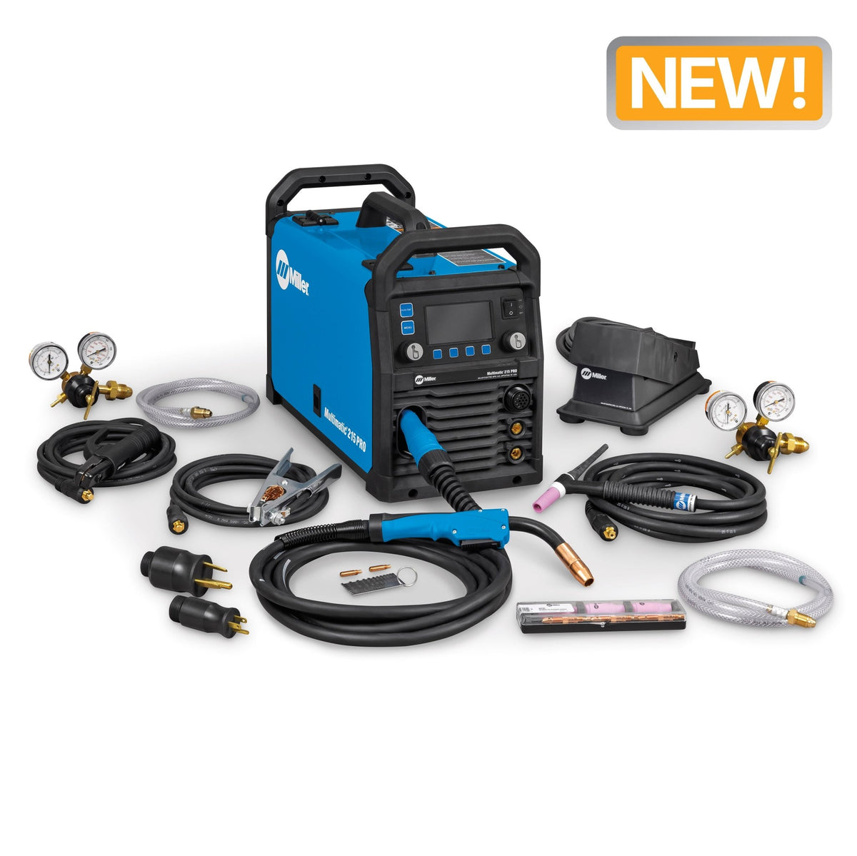 Miller Multimatic 215 PRO Multiprocess Welder With Tig Kit 951000213 - Atlas Welding Supply