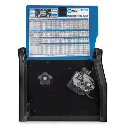 Miller Multimatic 220 AC/DC w/ Dual Cylinder Cart & Wireless Foot Pedal 951000104 - Atlas Welding Supply