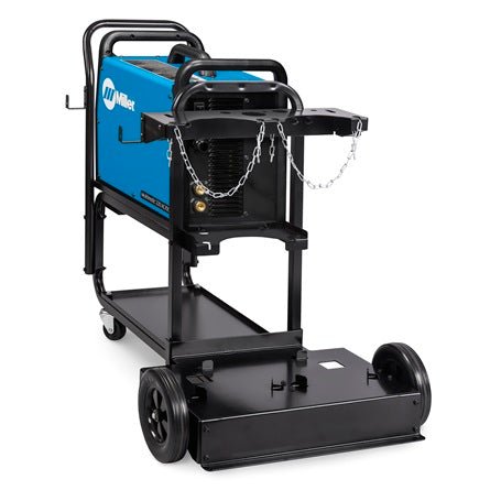 Miller Multimatic 220 AC/DC Welder w/ Dual Cylinder Cart 951000070 - Atlas Welding Supply