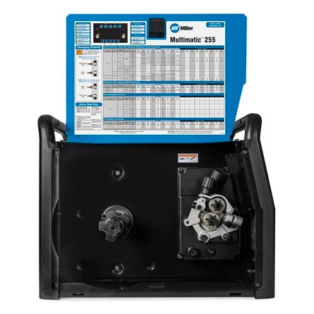 Miller Multimatic 255 Multiprocess Welder w/ EZ - Latch Dual Cylinder Cart TIG Kit 208 - 575V 951768 - Atlas Welding Supply