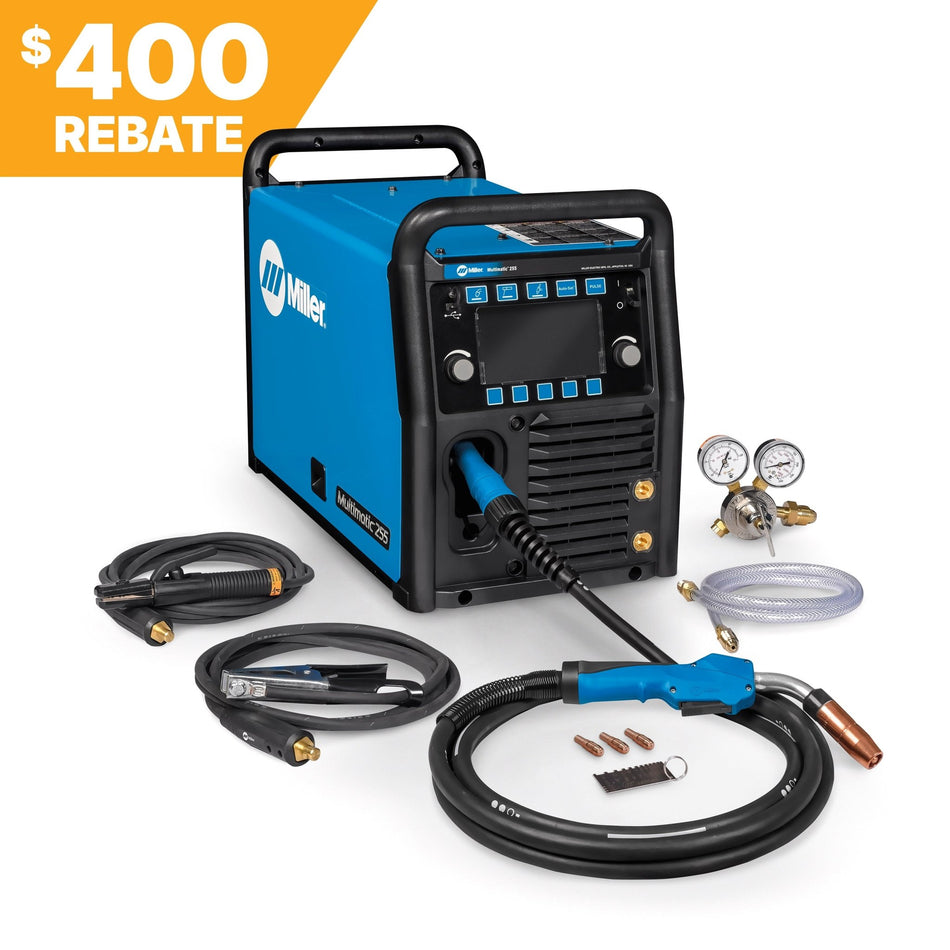 Miller Multimatic 255 Pulsed Multiprocess Welder (208 - 575V) 907728 - Atlas Welding Supply