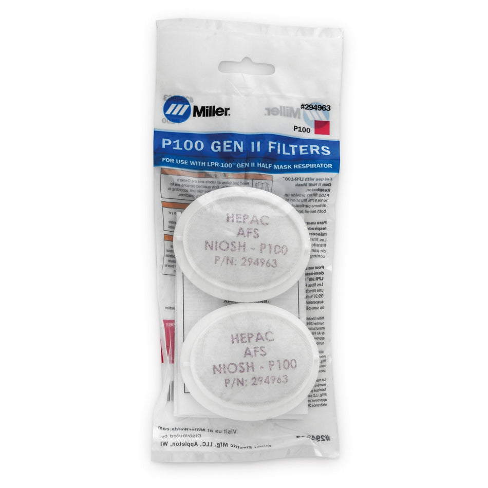Miller P100 GEN II Replacement Filters (pair) 294963 - Atlas Welding Supply