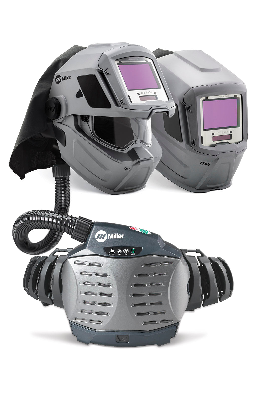 Miller PAPR System With T94i - R Helmet 264575 - Atlas Welding Supply