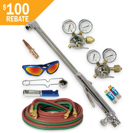 Miller Smith Heavy Duty Straight Torch Acetylene Outfit CGA 300 HBAS - 30300 - Atlas Welding Supply