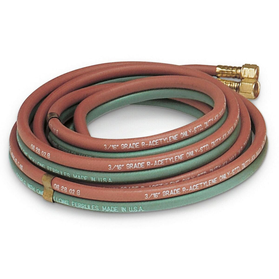 Miller Smith RA921 Grade R AB Cutting Torch Hose 12'6 X 3/16 Welding Hose - Atlas Welding Supply