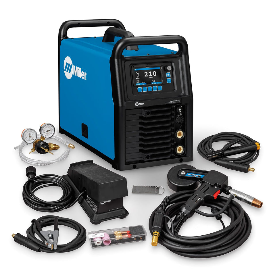 Miller Syncrowave 212 Air Cooled Package with Spool Gun 951000200 - Atlas Welding Supply