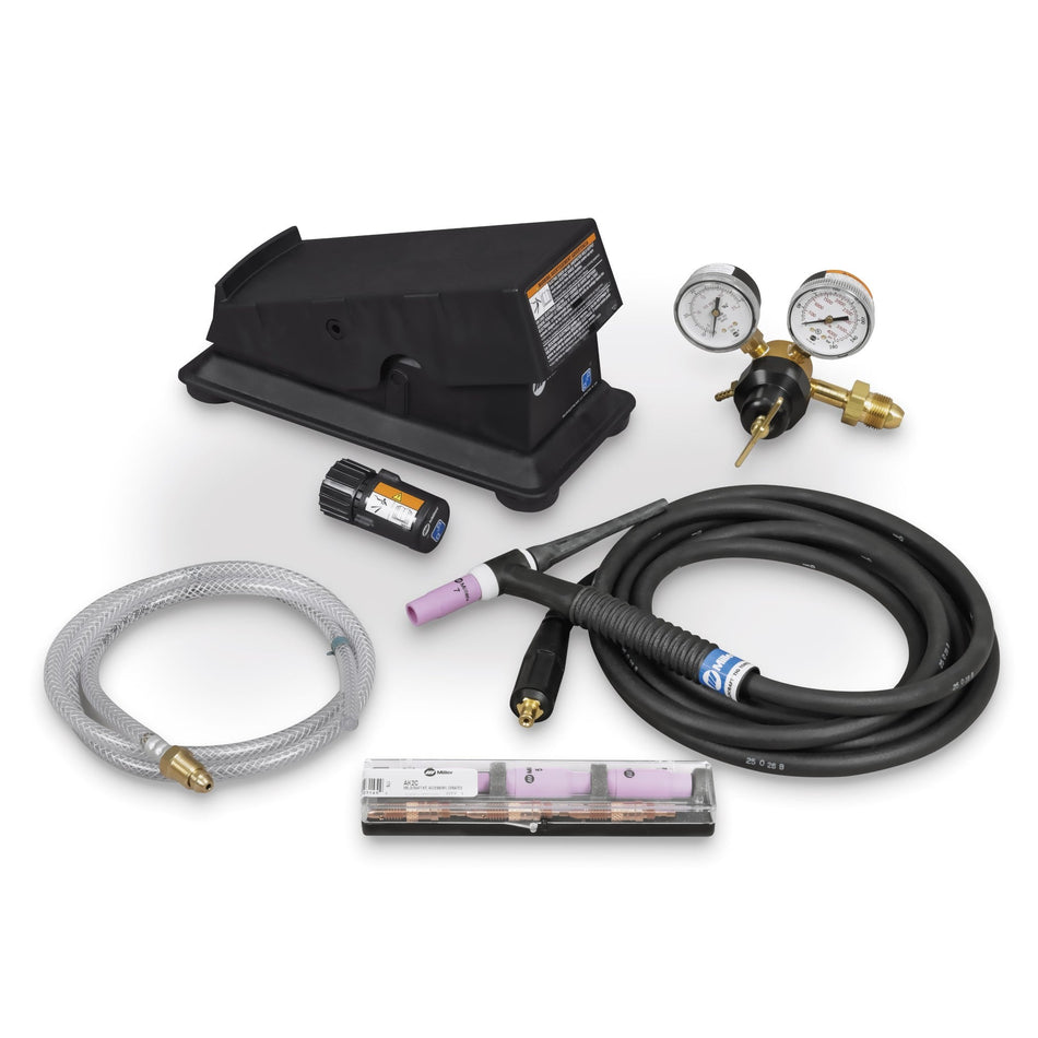 Miller TIG Contractor Kit For Multimatic 215 PRO (150 A, with RFCS - 14 HD) Wireless Control - Atlas Welding Supply