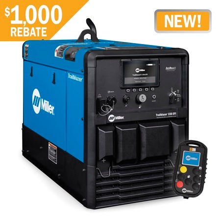 Miller Trailblazer 330 EFI Welder W/Battery Charger, Excel, WIC 907832004 - Miller907832004