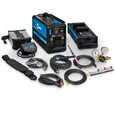 Miller Venture™ 150 T with Two 400Wh Batteries, Charger, TIG Kit 951000257 - Atlas Welding Supply