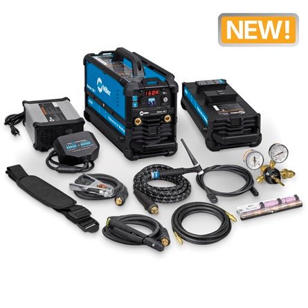 Miller Venture™ 150 T with Two 400Wh Batteries, Charger, TIG Kit 951000257 - Atlas Welding Supply