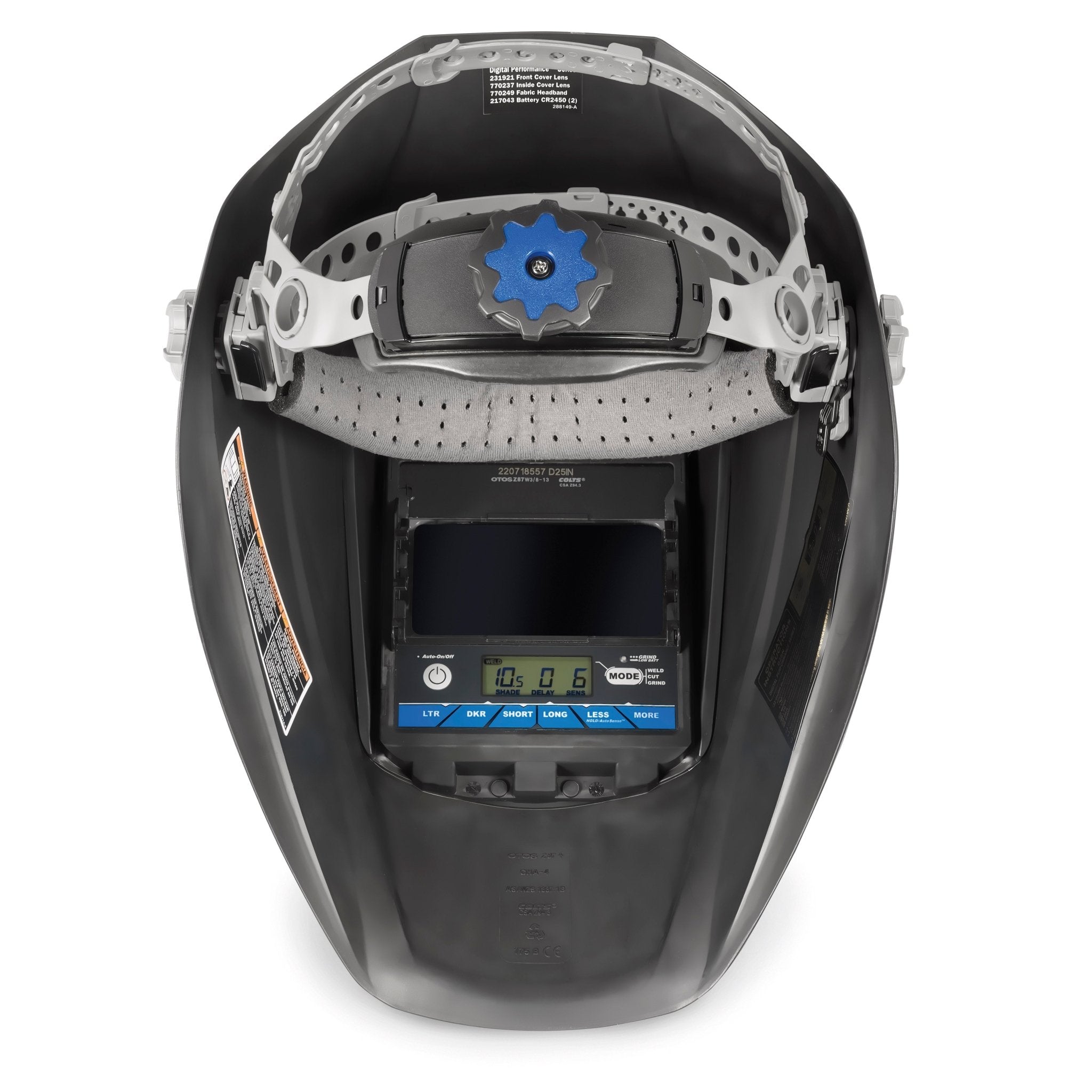 Miller Welding Helmet Auto Darkening Digital Performance, Black 296757 - Atlas Welding Supply