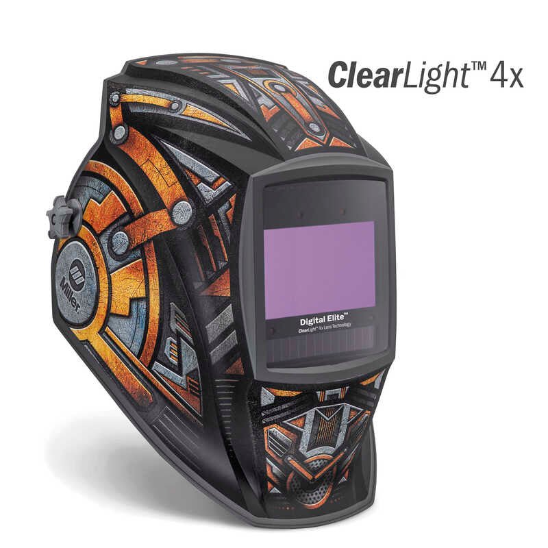 Miller Welding Helmet Digital Elite, Gear Box ClearLight 4x 296771 - Atlas Welding Supply