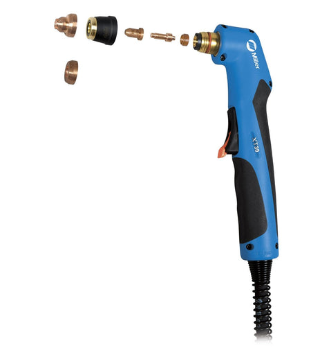 Miller XT30 Plasma Hand Torch with 12ft Leads 249949 - Atlas Welding Supply