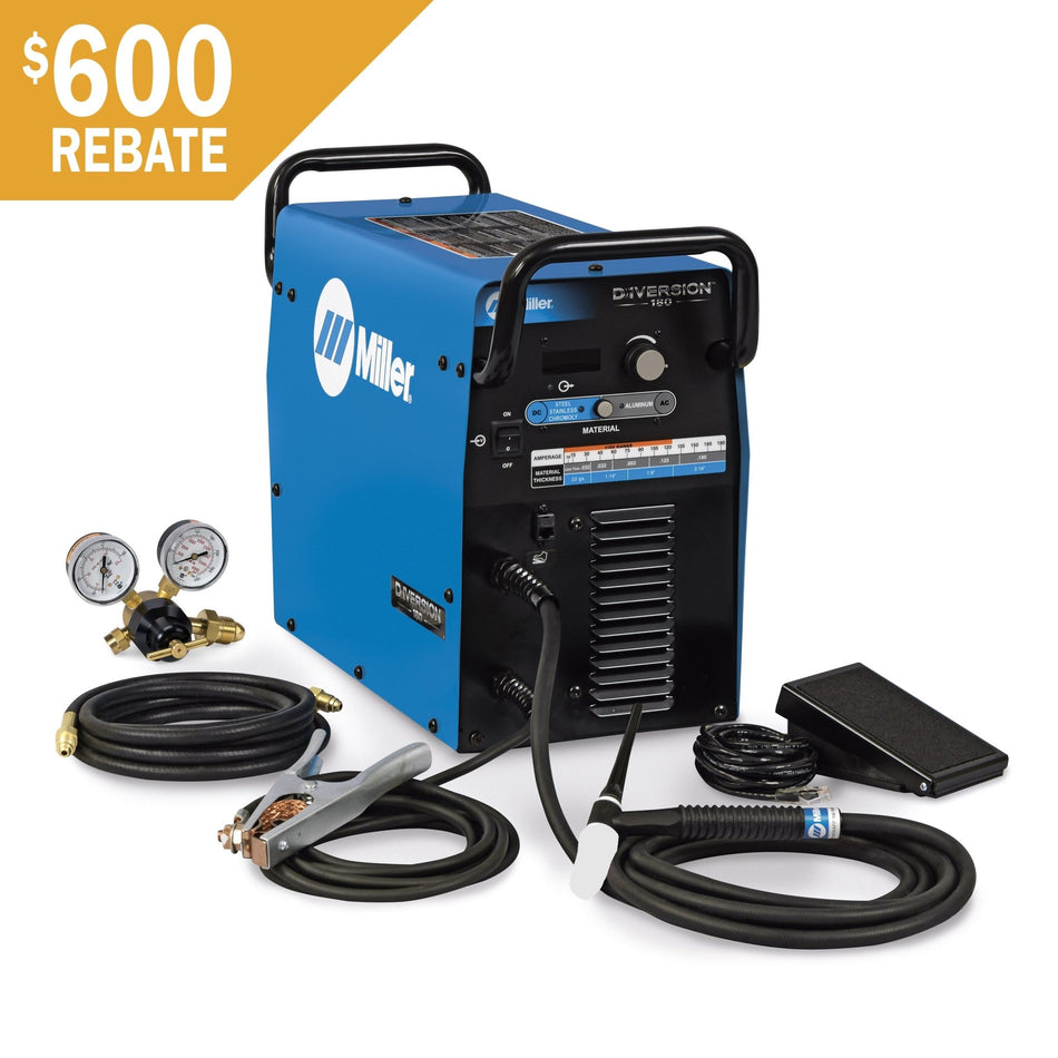 Millerve Dirsion 180 AC/DC TIG Welder 907627 - Atlas Welding Supply