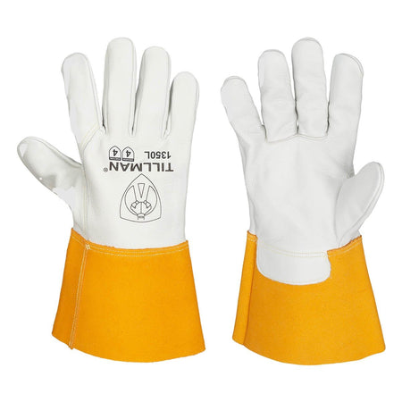 Tillman 1350 Cowhide MIG Gloves S, M, L, XL - Atlas Welding Supply
