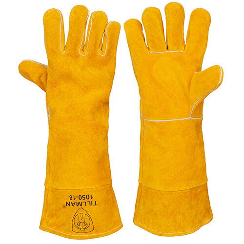 Tillman 18" Premium Side Split Cowhide Welding Gloves 1050 - 18 - Atlas Welding Supply