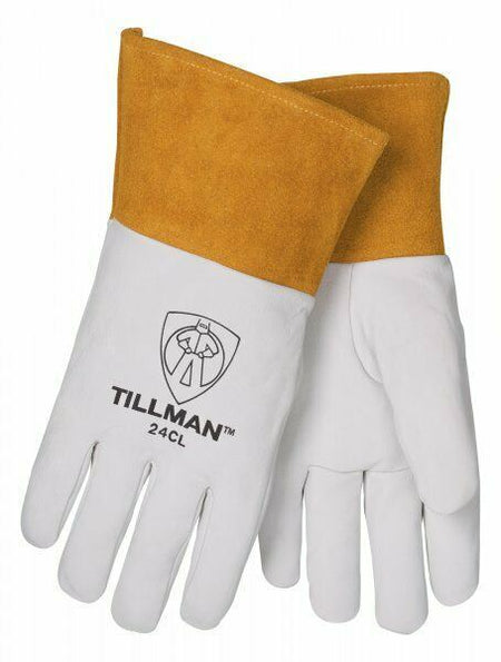 Tillman 24CL Top Grain Kidskin TIG Welding Gloves L - Atlas Welding Supply