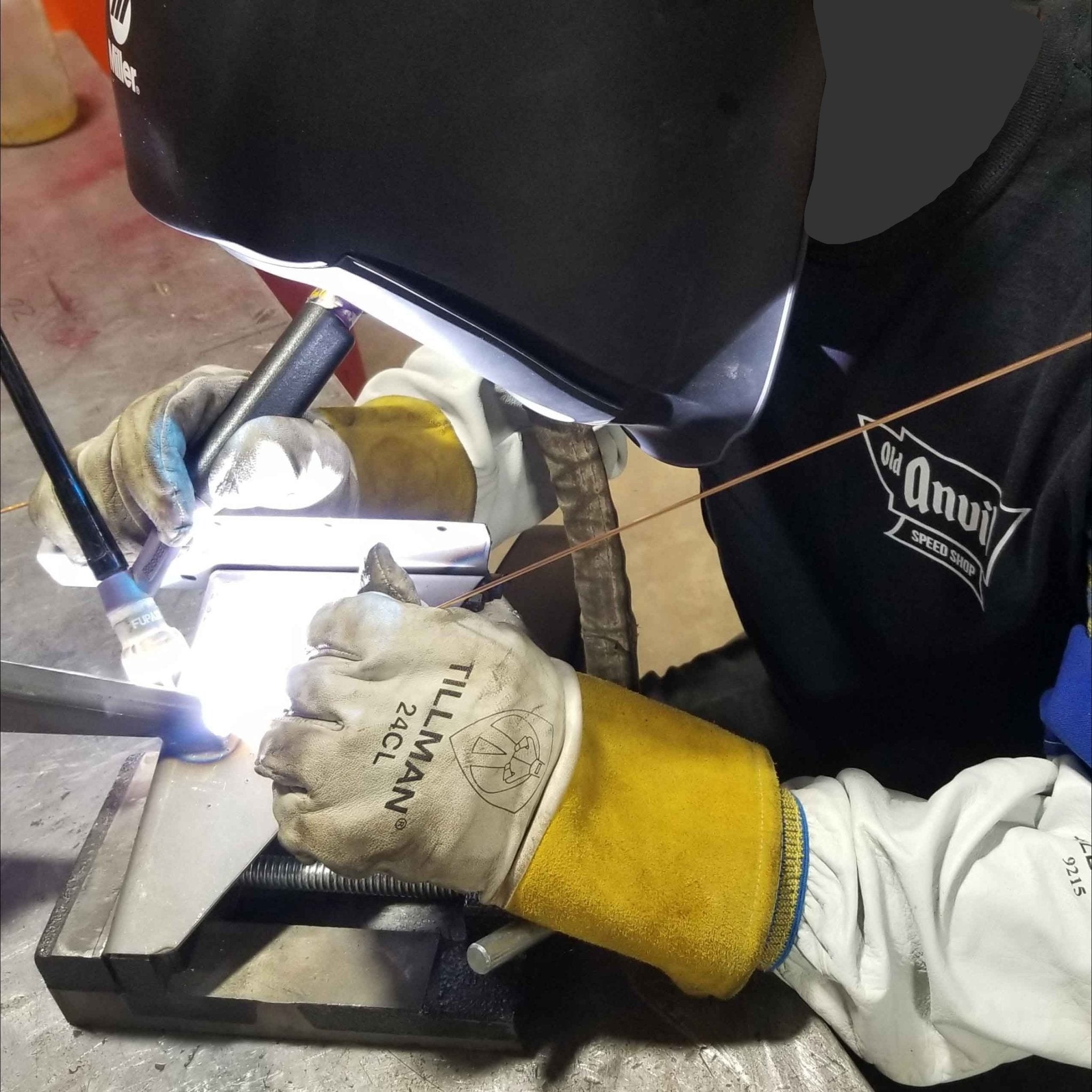 Tillman 24CL Top Grain Kidskin TIG Welding Gloves L - Atlas Welding Supply