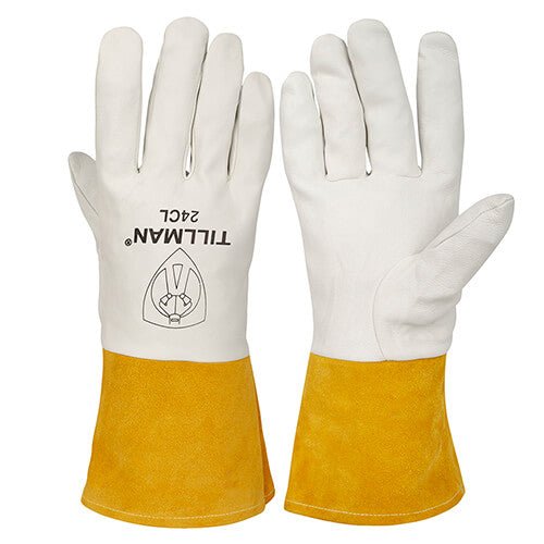 Tillman 24CL Top Grain Kidskin TIG Welding Gloves L - Atlas Welding Supply
