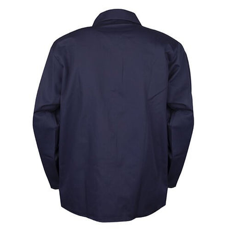 Tillman 30" Navy Flame Retardant Welding Jacket 6230B - Atlas Welding Supply
