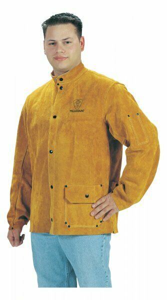 TILLMAN 3280 XL BOURBON BROWN COWHIDE WELDING JACKET - Atlas Welding Supply