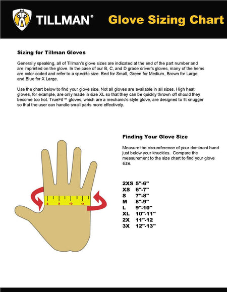 Tillman 35L MIG Welding Gloves Top Grain Deerskin Foam Lined Thumb Strap Large - Atlas Welding Supply