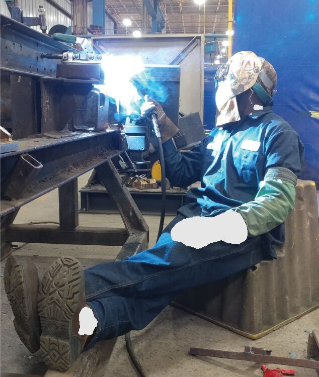 Tillman 50L Premium Top Grain and Split Cowhide Mig Welding Gloves Large - Atlas Welding Supply