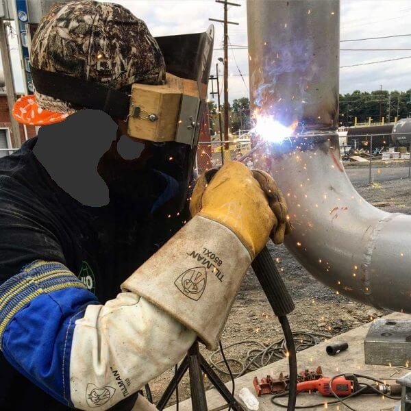 Tillman 850 XL Premium Top Grain Golden Elkskin Welding Gloves - Atlas Welding Supply