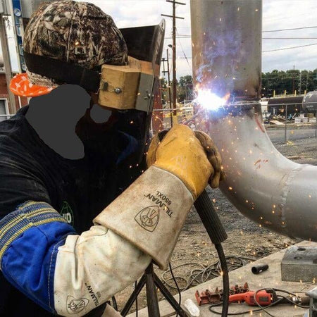 Tillman 850 XL Premium Top Grain Golden Elkskin Welding Gloves - Atlas Welding Supply