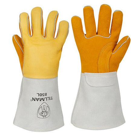 Tillman 850 XL Premium Top Grain Golden Elkskin Welding Gloves - Atlas Welding Supply