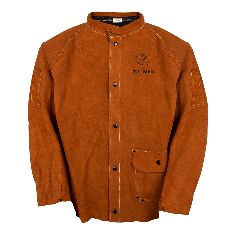 Tillman FreedomFlex™ Leather Jacket and stretch cotton 3360 - Atlas Welding Supply