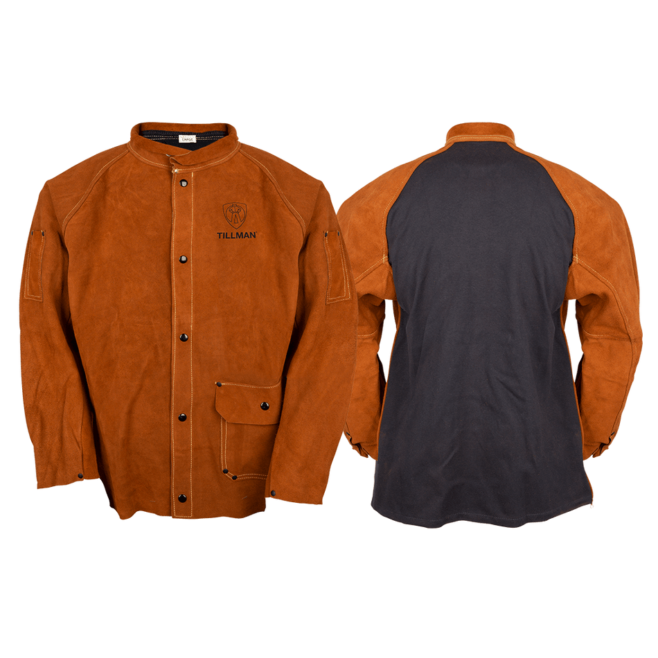 Tillman FreedomFlex™ Leather Jacket and stretch cotton 3360 - Atlas Welding Supply