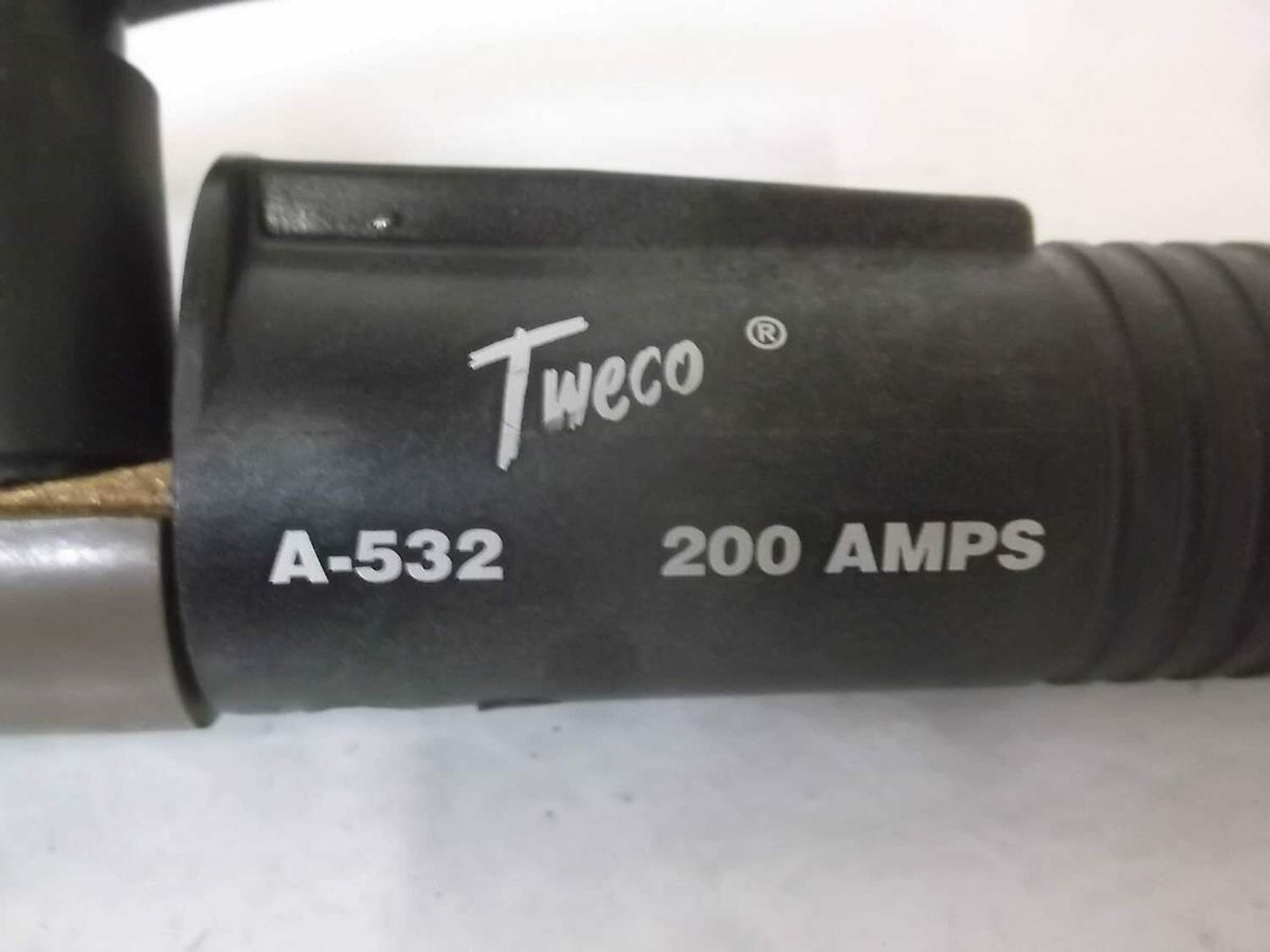 Tweco 200 Amp Electrode Holder, A - 532 w Spare Insulators Genuine 91101101 - Atlas Welding Supply