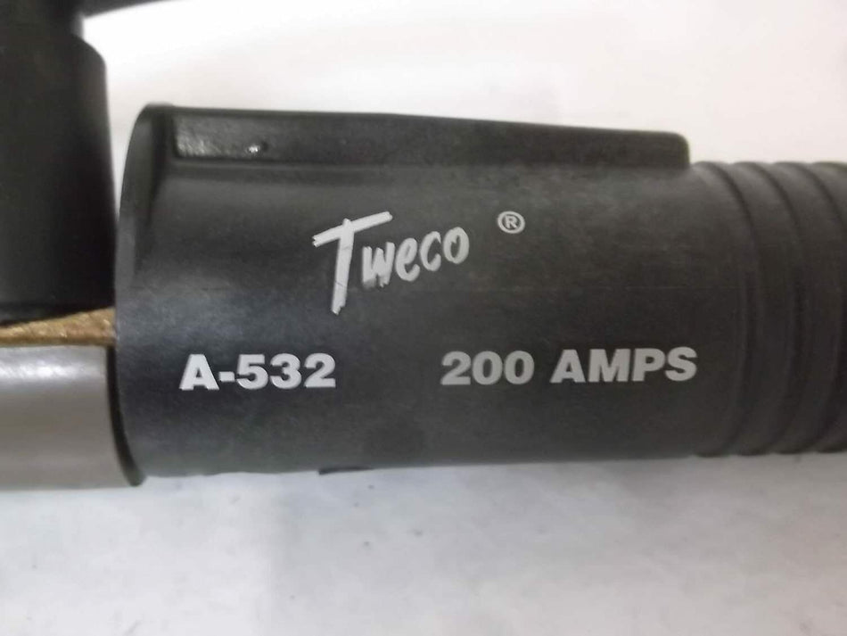 Tweco 200 Amp Electrode Holder, A-532 w Spare Insulators Genuine 91101101