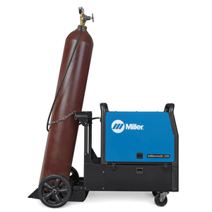 Miller 951766 Millermatic 255 MIG/Pulsed MIG Welder w/ EZ-Latch Running Gear