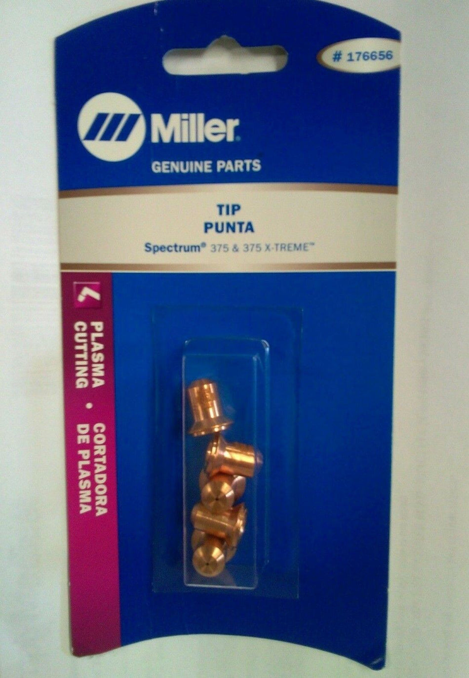 Miller 176656 Plasma Cutting Tip Non-Shielded Tip  5 Pack