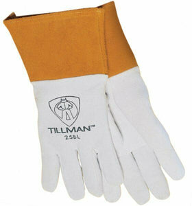 Tillman 25BL Deerskin Split Leather 4" Cuff TIG Welding Gloves